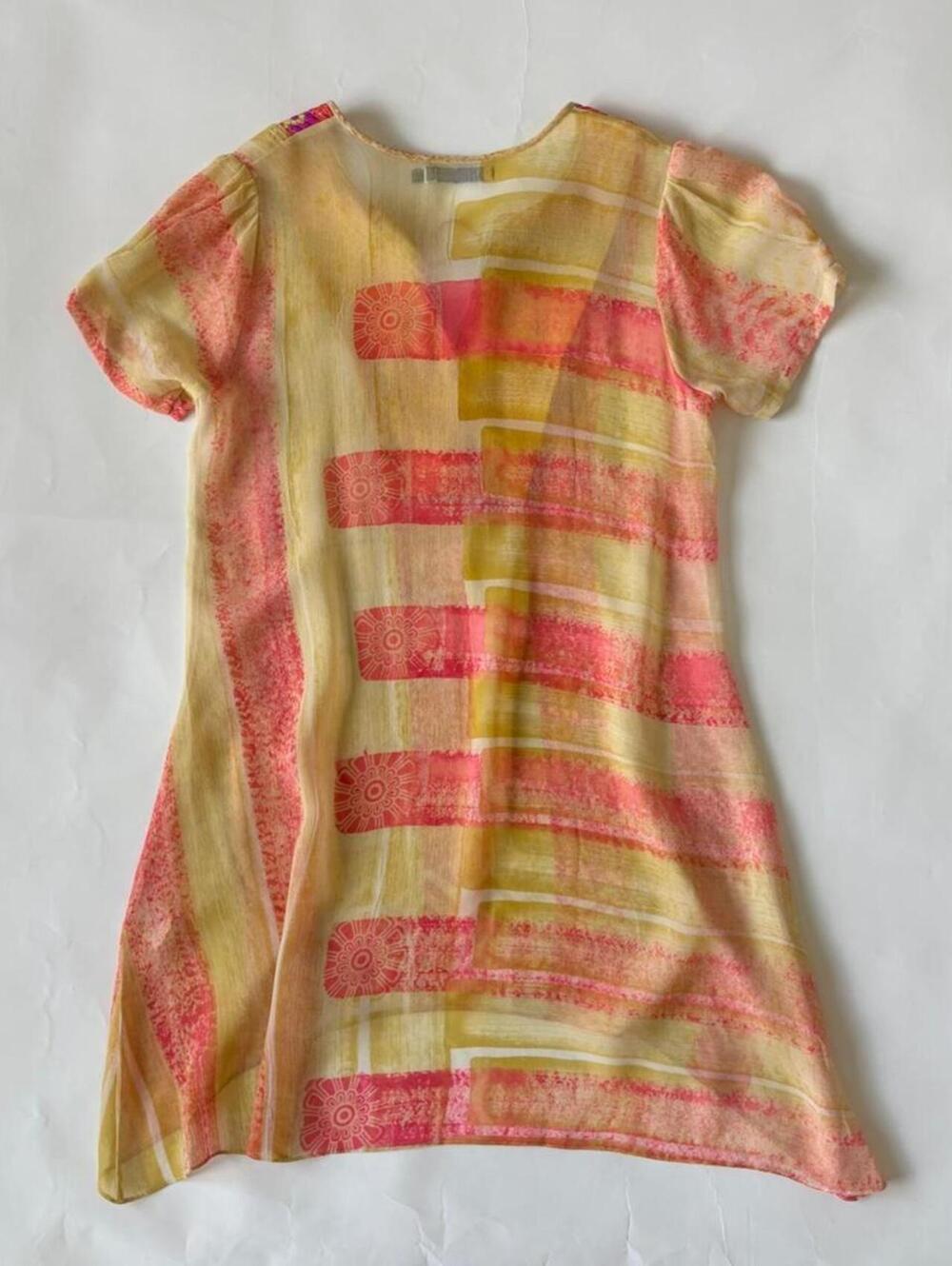 ANTHROPOLOGIE NIKI TLANAPAN EMBROIDERED SEQUIN BOHO TUNIC SMALL - Picture 4 of 8